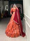 Lehenga Choli Tussar Silk