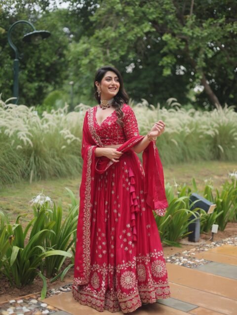 Lehenga Choli Rangoli Silk