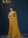 Saree Crepe Satin Silk