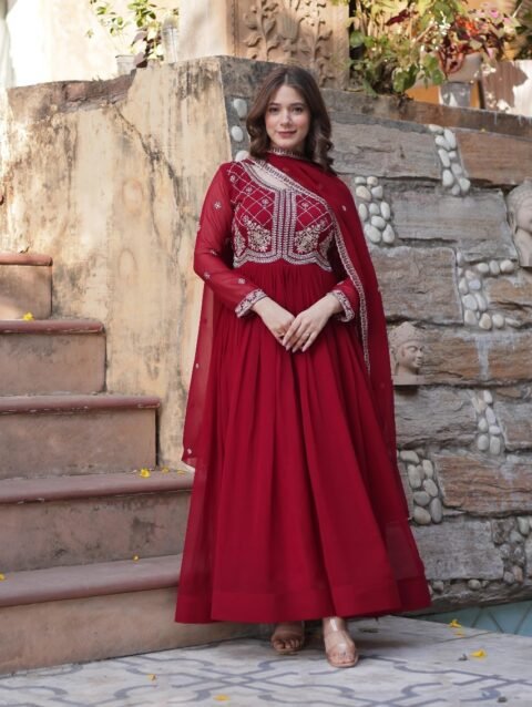 Anarkali Gownn FauxBlooming