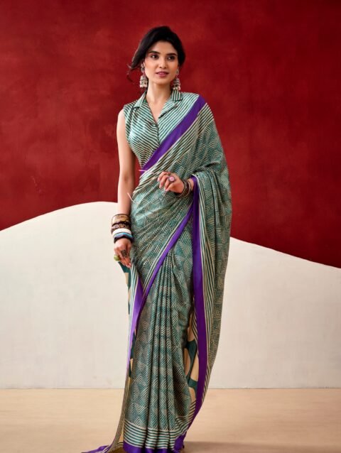 Saree Dull Satin Fabric